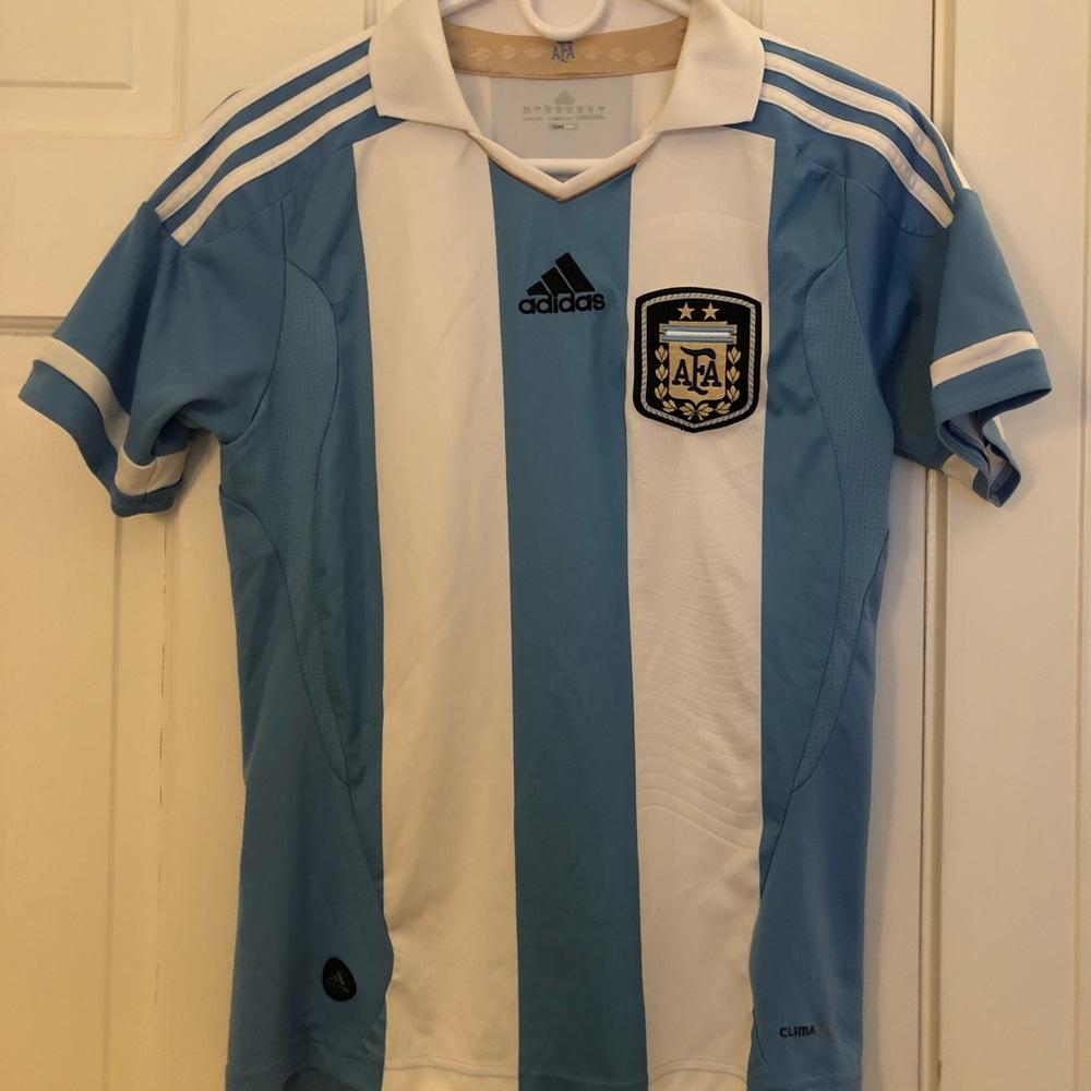 Argentina Soccer Jersey (Kids L)